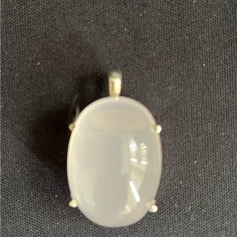Large Moonstone Pendant set in Sterling Silver